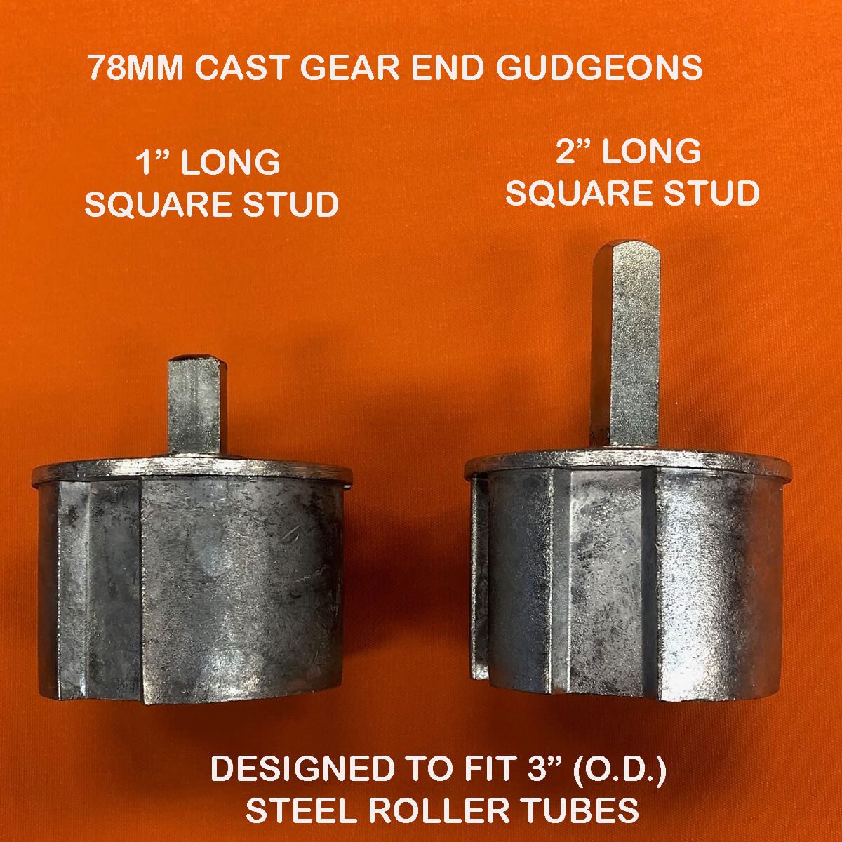 cast gear 78mm Aluminum Cast Gear End Gudgeon
