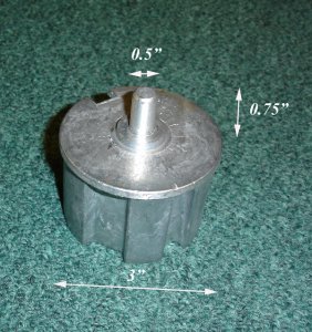 78mm Pivot End Gudgeon