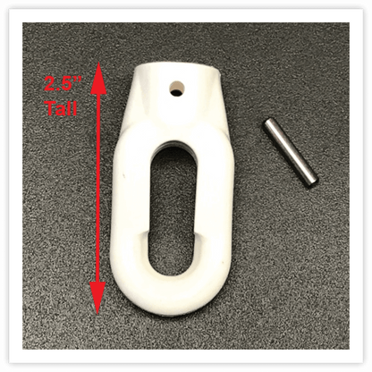 PVC Universal Retractable Awning Gear Eye Replacement – Hook Style