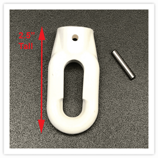 PVC Universal Retractable Awning Gear Eye Replacement – Hook Style