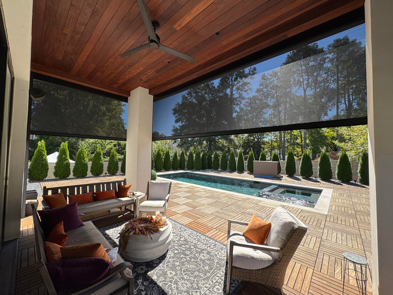 Automated Shading Renter Residential Motorized Screens for Outdoor Spaces | Shading Direct