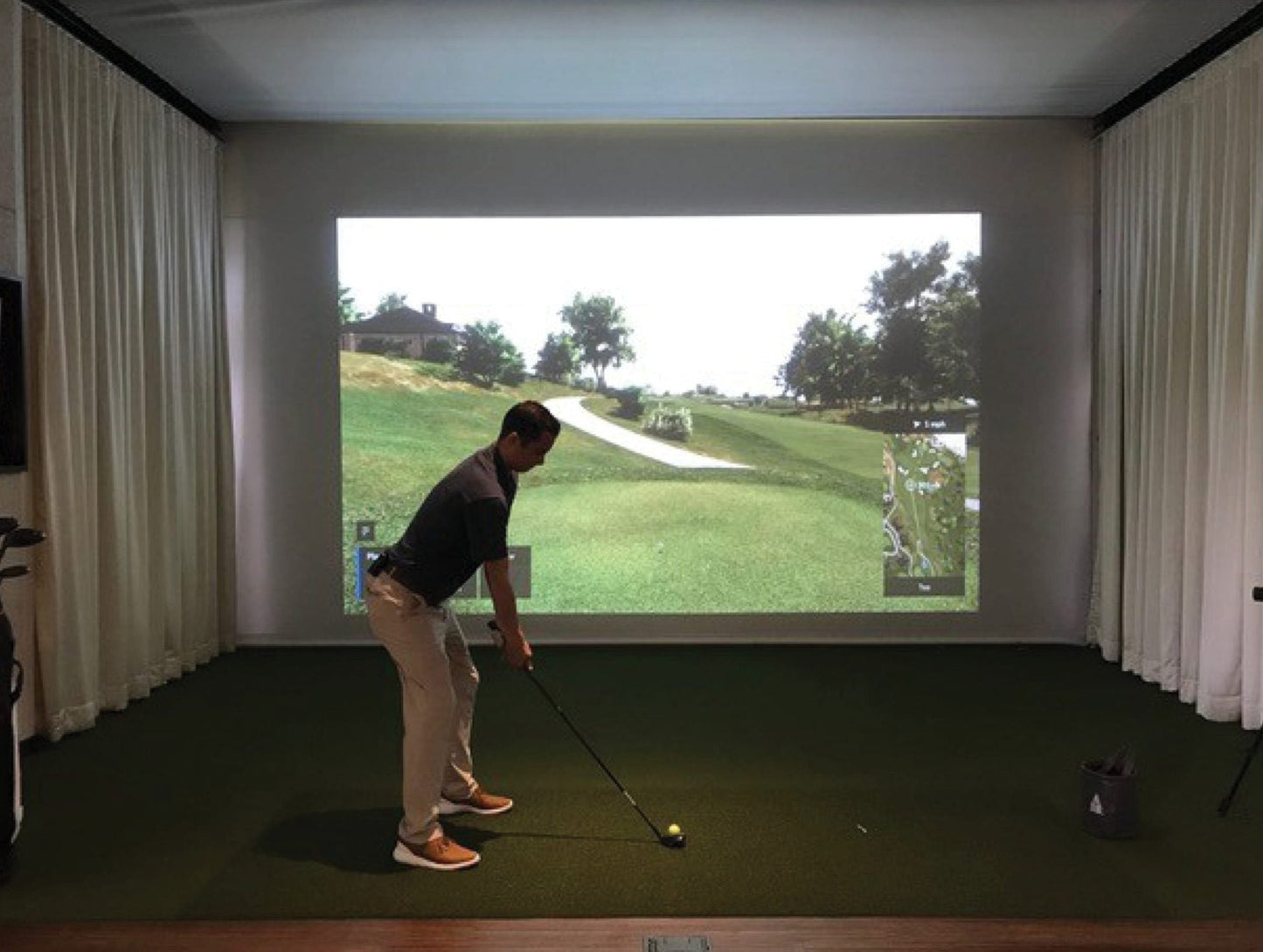Screen Shot Golf Simulator Screen