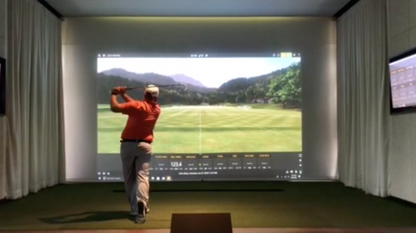 Screen Shot Golf Simulator Screen