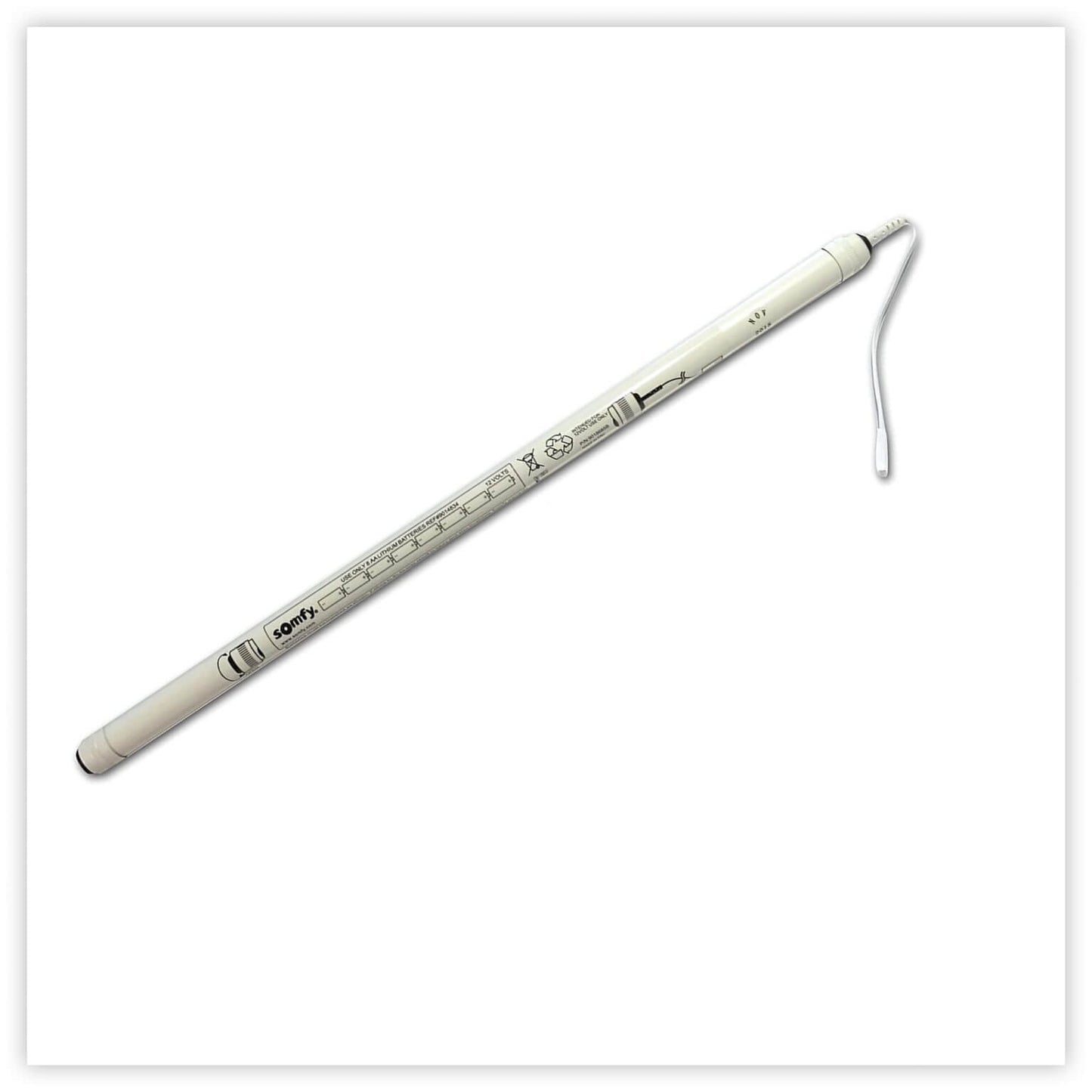 Somfy 12V DC Motor Refillable Battery Wand/Tube